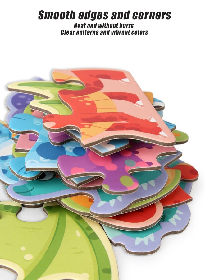 HALAMODO Animals Puzzles for Kids Age 3+ Year Old, Montessori Toddler Jigsaw Puzzles for Girl boy Activities Learning Educational Birthday Gift Toys - Image 4