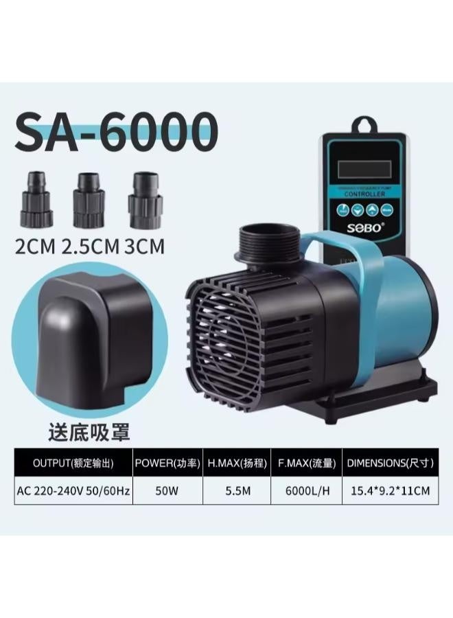 سوبو مضخة هواء لأحواض السمك من سوبو SA-6000 و SA-12000 – مضخة أكسجين عالية الطاقة ومنخفضة الضوضاء - Image 3