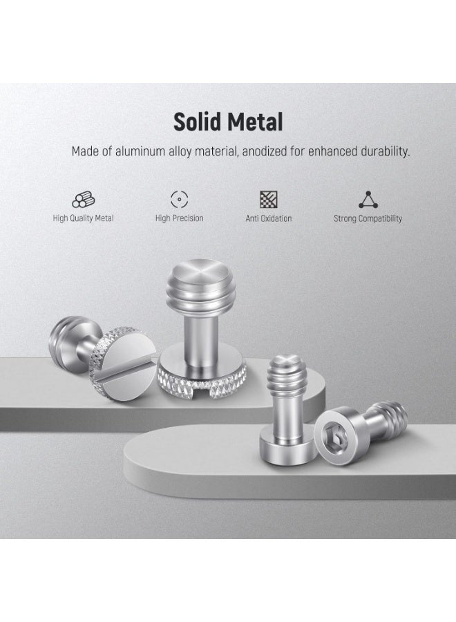 NEEWER 26PCS Camera Screw Set for Photography Equipment, Includes 1/4" 3/8" M2 M2.5 M3 and M4 Screws Compatible with SmallRig NEEWER Camera Cage, Top Handle, Side Handle Grip, Tripod QR Plate, UA002 - Image 5