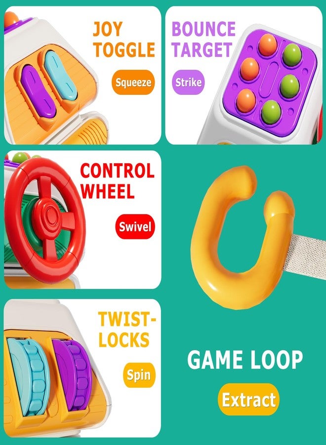 Zsinb Montessori Busy Board & Activity Cube, Sensory Travel Toys for Toddlers 1-3, Baby Toys 6-12-18 Months, Educational Learning Gifts for Boys & Girls (First Edition) - Image 4