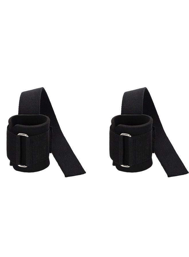 Generic 1 Pair Wristband Gym Training Weightlifting Hand Bar Wrist Support Grip Barbell Straps Wraps Body Building, Power Lifting - Image 2