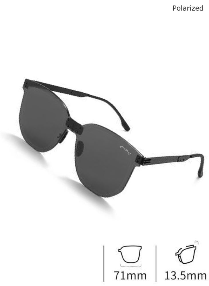 Chomel Fashion High-Definition Nylon Lens Sunglasses For Women's High-End Elegant Anti-Ultraviolet Anti-Blue Light  - Image 3
