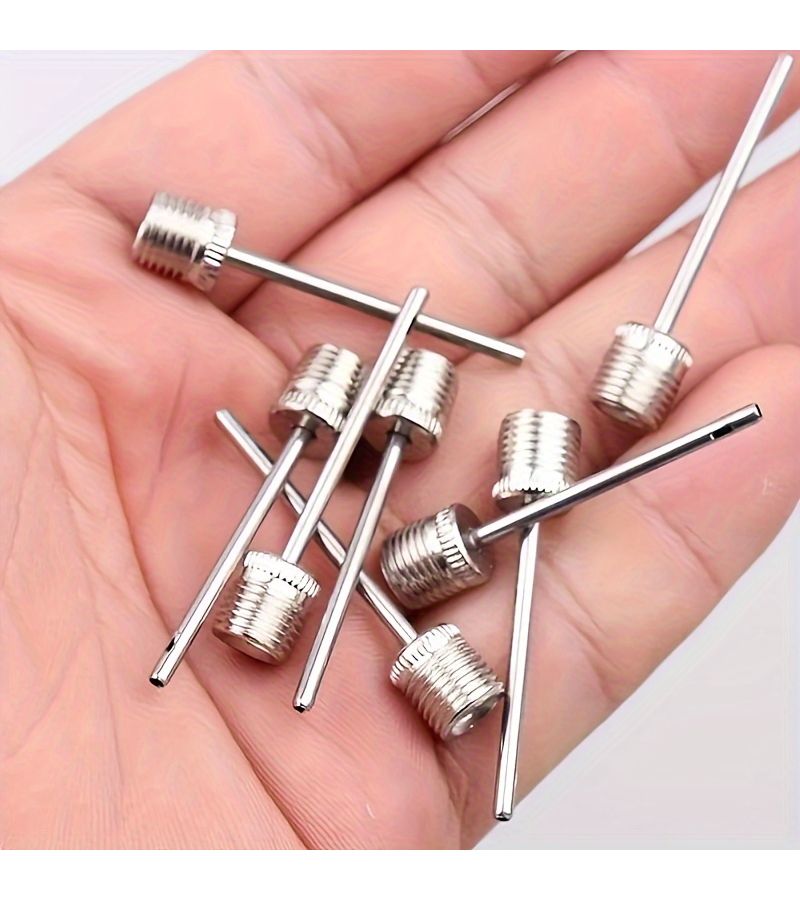 12pcs Stainless Steel Universal Inflating Needles For Sports Balls Basketball Football Volleyball Air Pump - Image 1