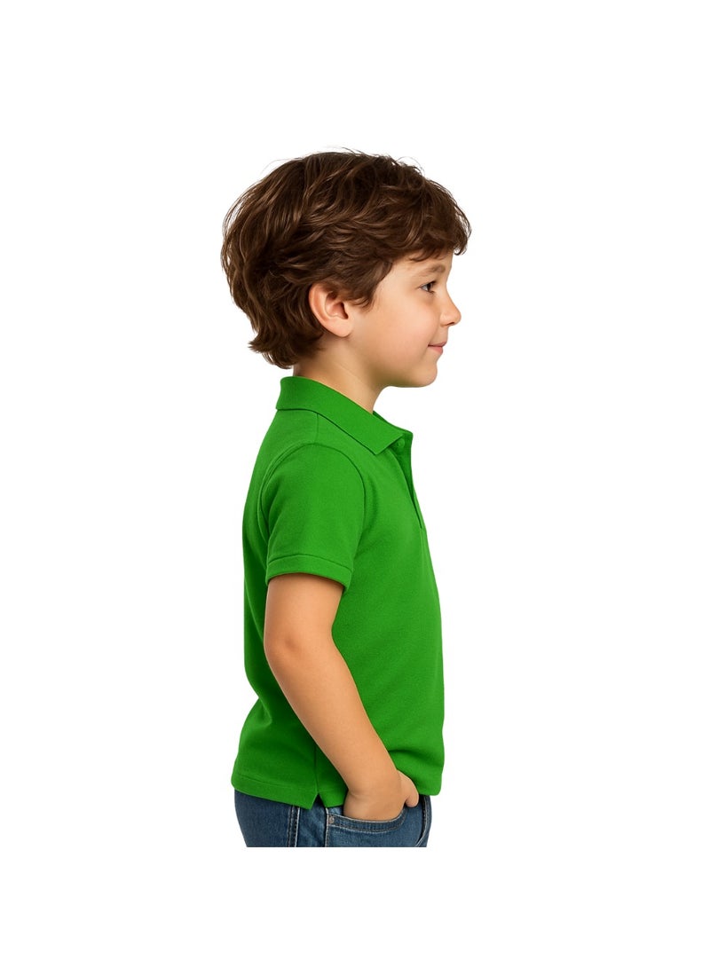 PRINTSHOP4ME Boys Kids Polo TShirt 230 GSM Pure Cotton Basic Colors - Image 4