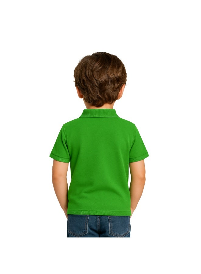 PRINTSHOP4ME Boys Kids Polo TShirt 230 GSM Pure Cotton Basic Colors - Image 5