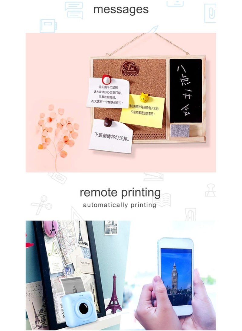 PeriPage - PeriPage Mini Pocket Wireless BT Thermal Printer Picture Photo Label Memo Receipt Paper Printer with USB Cable Support for Android iOS Smartphone Windows - Image 1