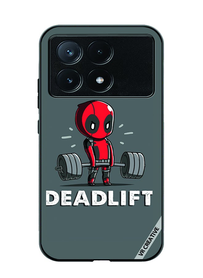 VR CREATIVE Protective Case Cover For Xiaomi Poco X6 Pro Deadlift Design Multicolour - Image 1