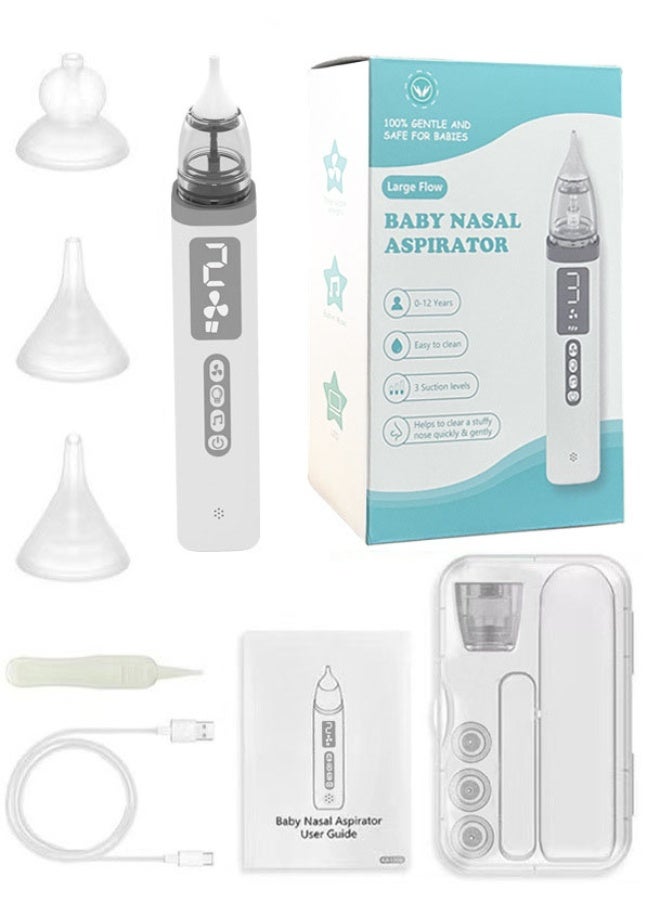 general Nasal Aspirator for Baby, Electric Nose Sucker for Baby & Toddler, Congestion Relief with 3 Levels Suction,Soothing Light & Nursery Rhymes - Image 4