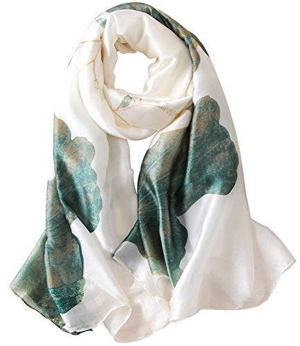 NUWEERIR Womens 100% Large Mulberry Silk Scarf Long Satin Scarf Fashion Lightweight Wraps - Image 5