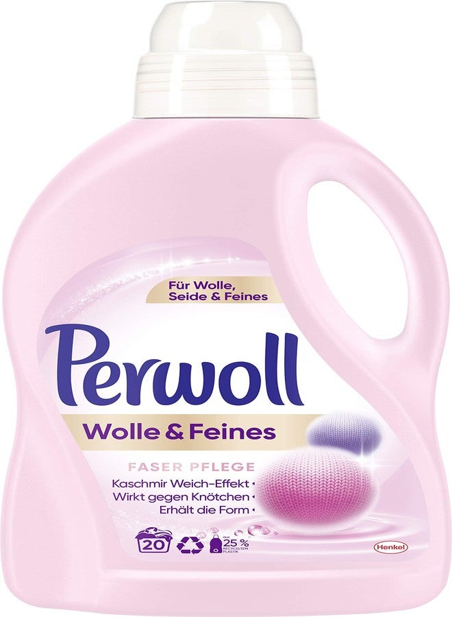 Perwoll Wool & Fine Fabric Care Liquid Detergent for Wool, Silk and Fine Fabrics (1 x 20 wash Loads | 1.5L) - Image 1