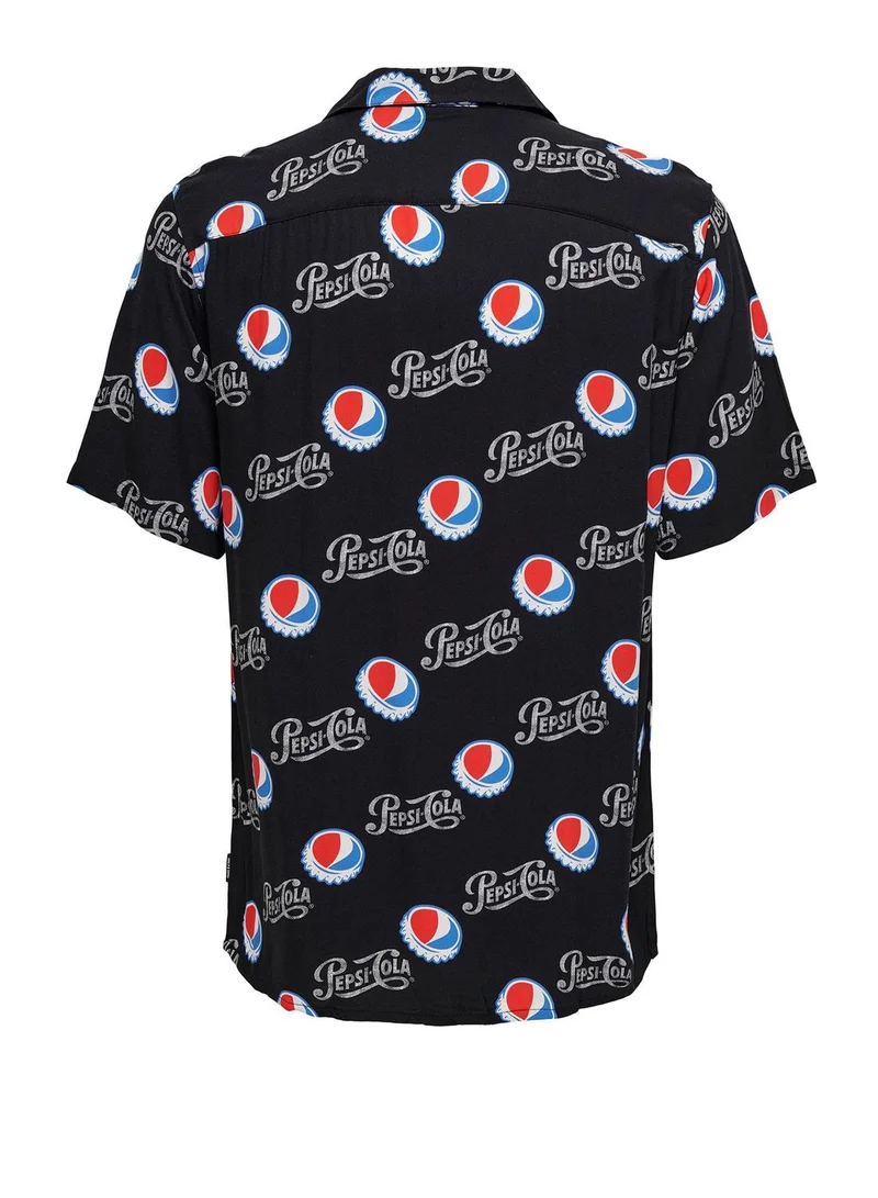 Only & Sons Slogan Slim Fit Shirt