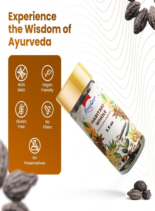 Ramaroma Premium Haritaki 3.5 oz (Terminalia Chebula) - Fine Ground Herbal Powder for Tea, Herbal Blends, Daily Wellness Routines & Traditional Ayurvedic Use -Fresh Aroma, Small Batch Packed - Image 4