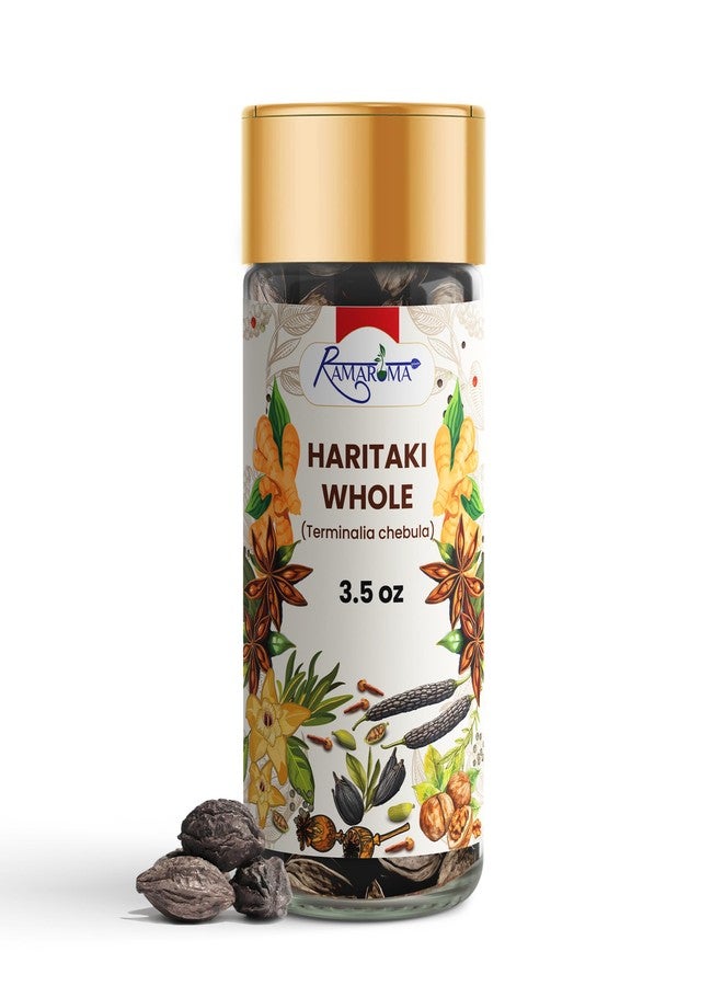Ramaroma Premium Haritaki 3.5 oz (Terminalia Chebula) - Fine Ground Herbal Powder for Tea, Herbal Blends, Daily Wellness Routines & Traditional Ayurvedic Use -Fresh Aroma, Small Batch Packed - Image 1