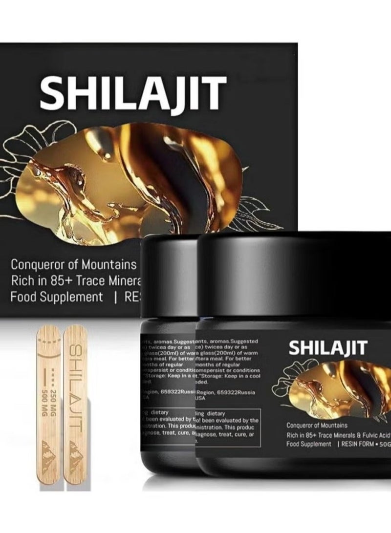 Shilajit RX Pure Himalayan Shilajit Resin High Potency Gold Grade for Men u0026 Women | 75 Servings for Energy Boost u0026 Immune Support, 85+ Trace Minerals, 75%+ Fulvic Acid - Image 2
