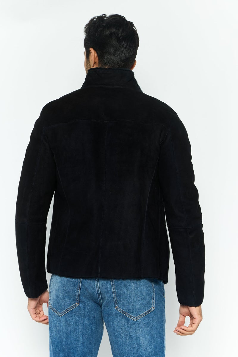 EMPORIO ARMANI Men Solid Soft Shell Jacket, Black  - Image 4
