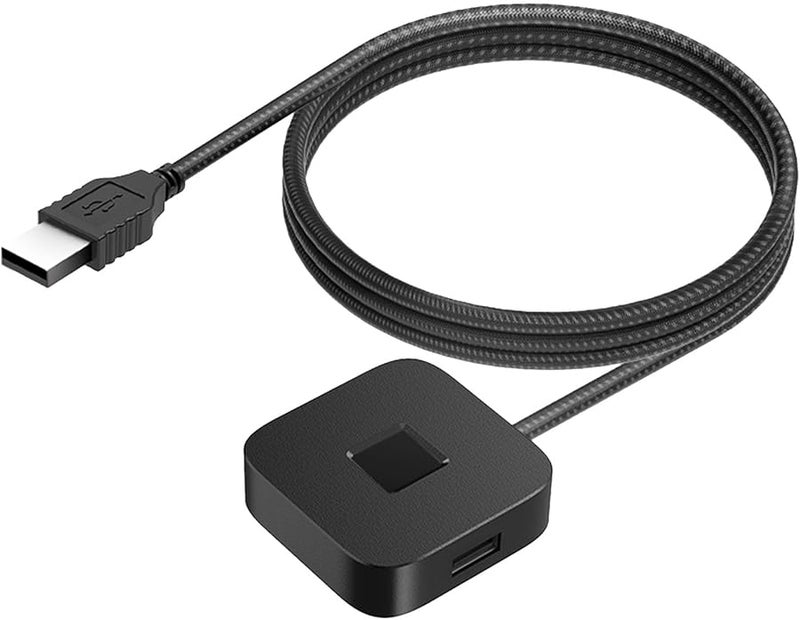 قارئ بصمة الإصبع USB الأسود لنظامي التشغيل Windows 10 و11، ماسح بيومتري سريع للمس مع مطابقة 360 درجة - Image 2