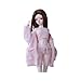 Oueneifs Doll Clothes Set for BJD Resin Toy Accessories Cardigan Vest Pants Pink for 13 BJD - Image 2