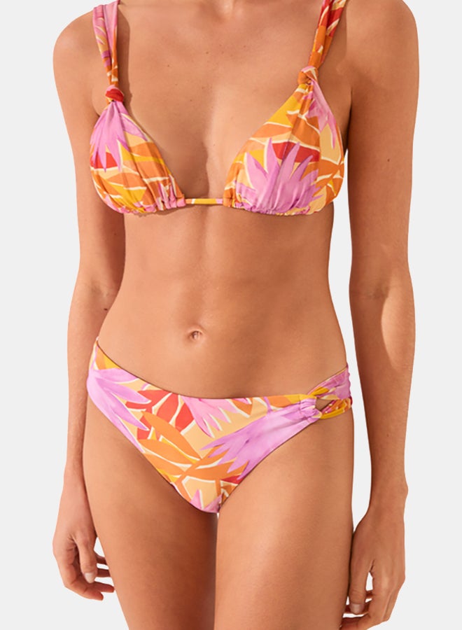 women'secret Classic Floral Print Bikini Bottoms  - Image 1