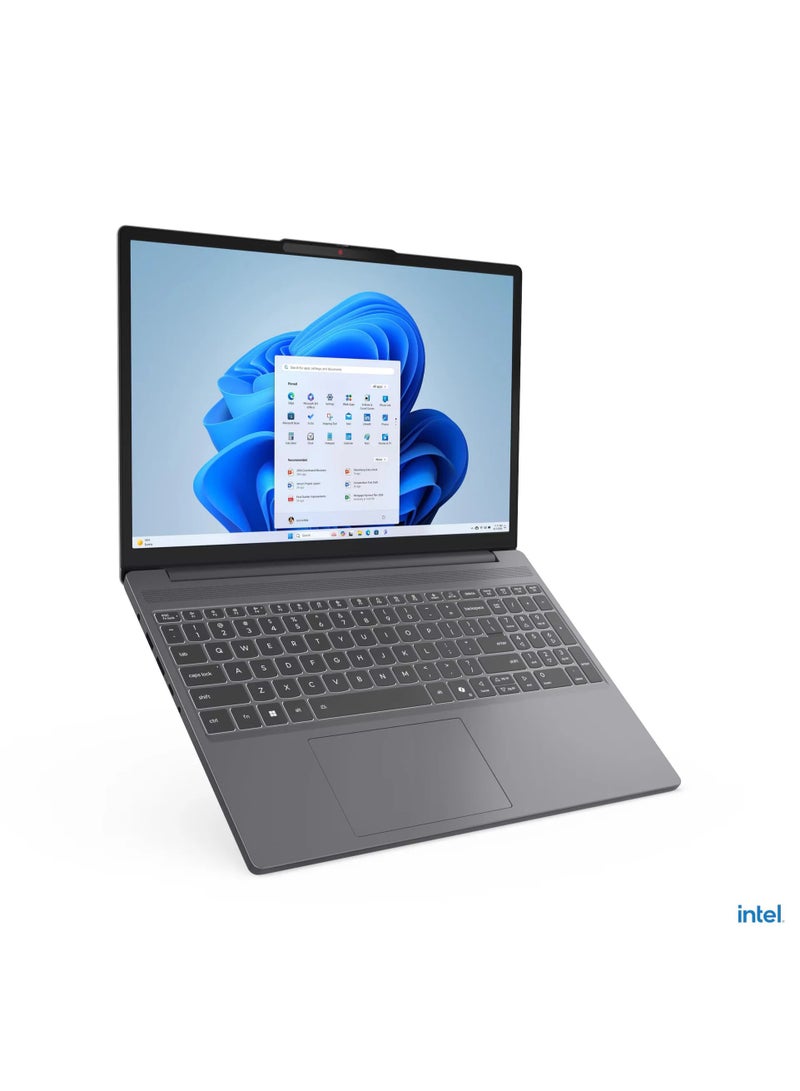 لينوفو لابتوب LENOVO IdeaPad Slim 3 15IRH10، معالج Core i5-13420H، ذاكرة عشوائية 16 جيجابايت (8 جيجابايت × 2) DDR5 4800، سعة تخزين 512 جيجابايت SSD M.2، بطاقة رسوميات مدمجة Intel UHD Graphics، شاشة 15.3 بوصة WUXGA، يتضمن (ماوس / حقيبة)، موديل 83K100FLED. - Image 2
