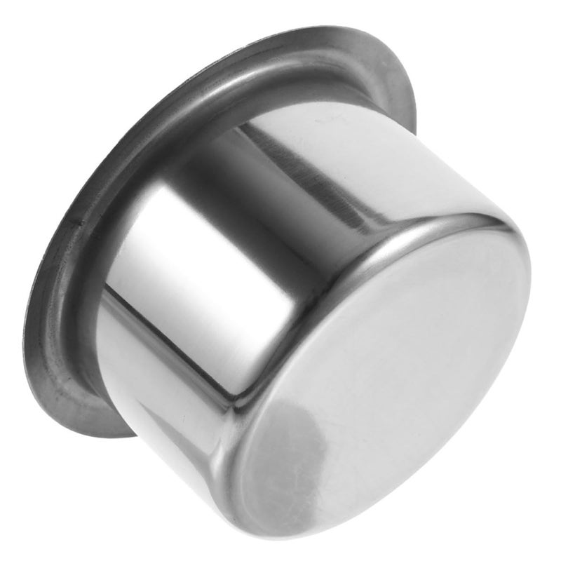 Stainless Steel Recessed Cup Holder Insert For Car RV Anti Spill Replacement - Image 2