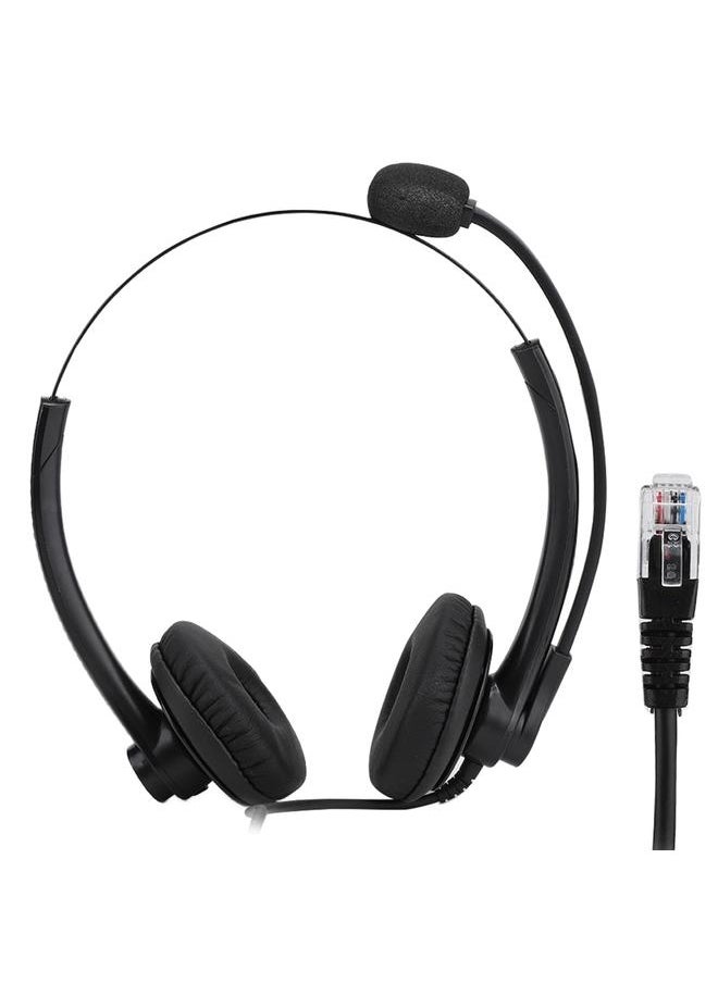 Thoraya - A26-RJ Call Center Customer Service Headset Telephone Headphone Noise Canceling Headset - Image 1