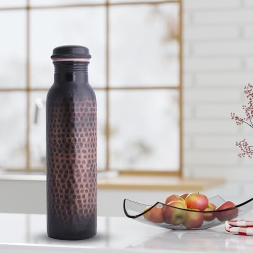 STAGLIFE Copper Water Bottles for Drinking Water for Men Women - Pure Copper Ayurvedic Water Bottle Drinking Jug - Copper Vessel Dispenser - 33 Ounces - Image 5