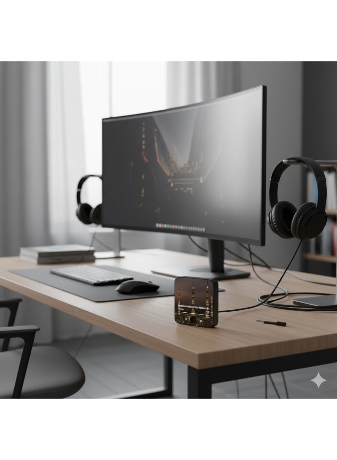 Vierex Quran Magnet with Built-in Surah Player, 2-in-1 Islamic Recitation Device, Rechargeable, Preloaded with Ayatul Kursi & 4 Quls, Perfect Ramadan & Eid Gift, Fridge Magnet for Muslims - Image 3