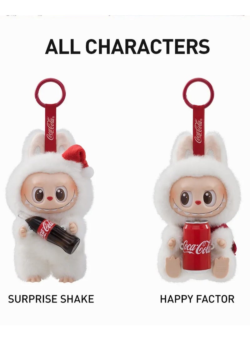POP MART Pop Mart Labubu serious Coca Cola Series Vinyl Plush Pendant Single Blind Box - 1 pcs  - Image 2