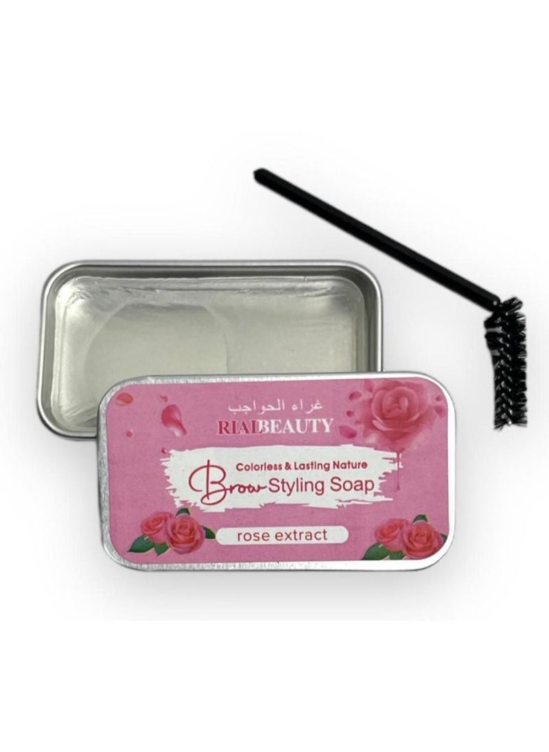 RIAL BEAUTY Rose Eyebrow Glue with a Unique Formula That is Smooth And Easy To Use  - Image 1