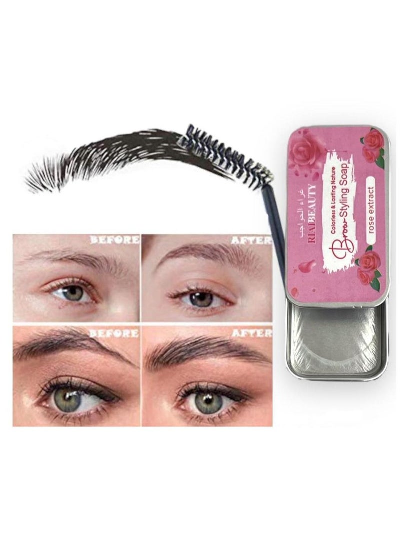 RIAL BEAUTY Rose Eyebrow Glue with a Unique Formula That is Smooth And Easy To Use  - Image 2