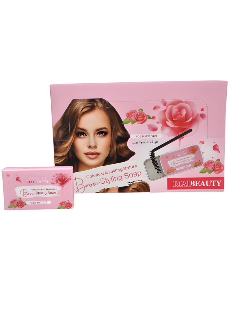 RIAL BEAUTY Rose Eyebrow Glue with a Unique Formula That is Smooth And Easy To Use  - Image 3