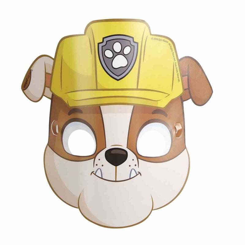 Unique Assorted Paw Patrol Party Paper Masks (Pack Of 8) - Durable & Fun Party Favors & Gifts For Kids, Great For Themed Parties & Events - One Size Fits Most - Image 5