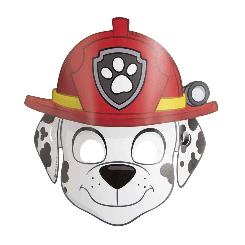 Unique Assorted Paw Patrol Party Paper Masks (Pack Of 8) - Durable & Fun Party Favors & Gifts For Kids, Great For Themed Parties & Events - One Size Fits Most - Image 4