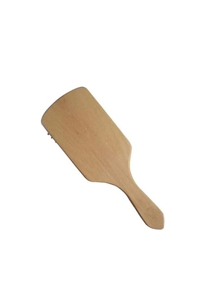 فرشاة شعر، مصنوعة من الخيزران الطبيعي النقي، بدون طلاء، تدلك فروة الرأس أثناء تمشيط الشعر لتعزيز الدورة الدموية ومنع الكهرباء الساكنة - Image 5