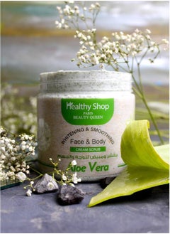 Healthy shop Whitening & Smoothing Face & Body GEL Scrub with Aloe Vera  - Image 1