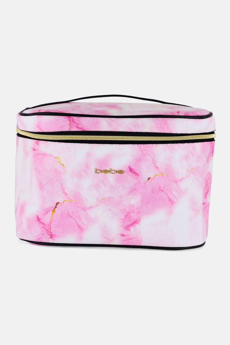 bebe Women Brand Logo Cosmetic Bag, Multicolor - Image 1