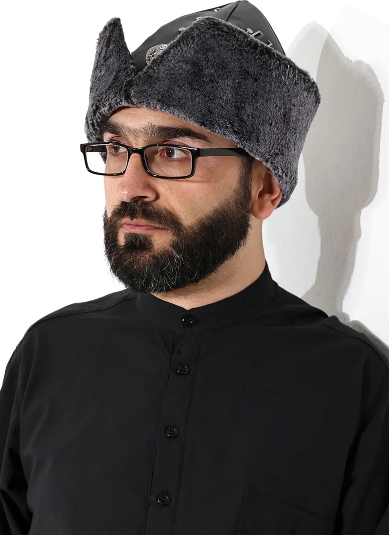 ايهفان Brotherhood Ertugrul Hat 2025 - Gray Color