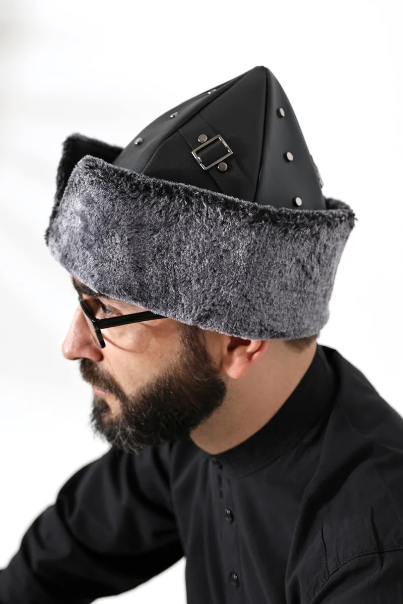 ايهفان Brotherhood Ertugrul Hat 2025 - Gray Color