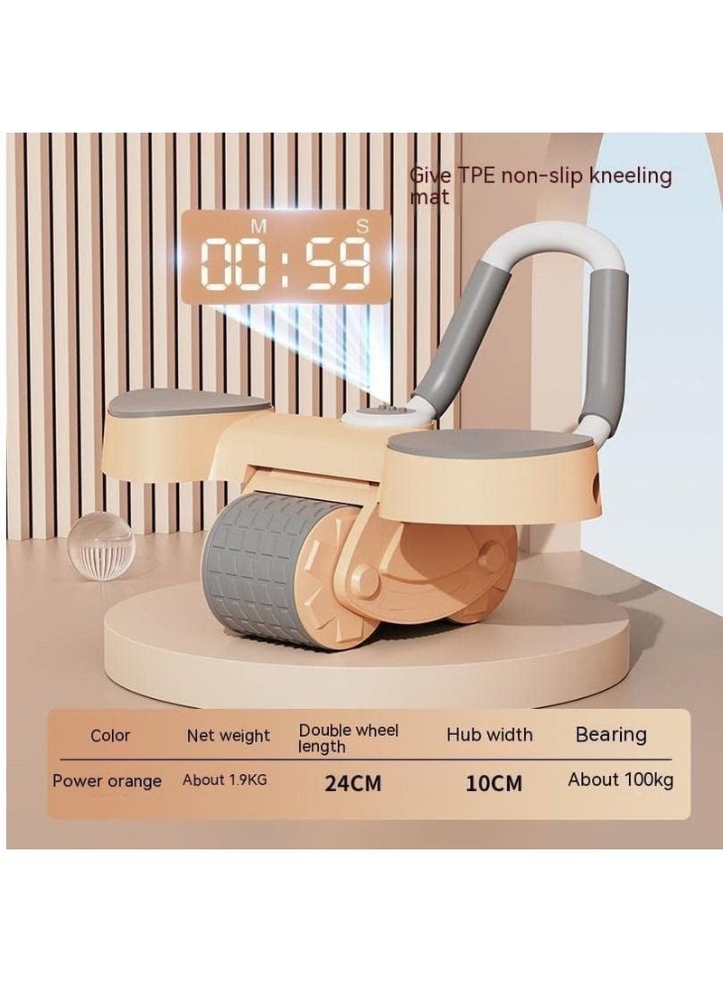 Y&D - Automatic Rebound Abdominal Roller Tool with Elbow Support and Digital Meter Core Strength Training - Image 1