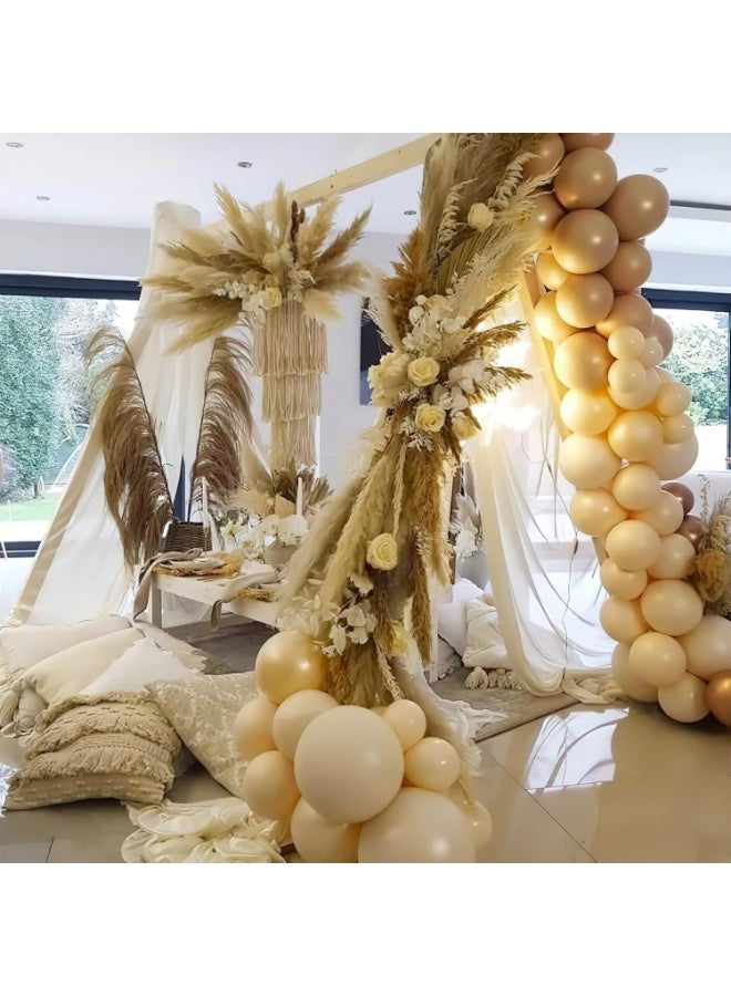Sand White Balloon Garland Kit,132Pcs White Sand Balloon Arch Garland Kit with Different Sizes 18 12 10 5 Inch Cream Beige Latex Balloon for Birthday Party Decoration,Baby Shower,Graduation,Wedding - Image 5