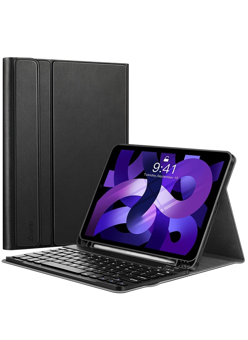 Generic - New 10.9 iPad Case For iPad Air 4th gen 2020 And ipad Pro 11 inch 2018 iPad 10.9 Inch Keyboard With Case 2020 Cover For iPad Air 4 with Detachable Wireless Bluetooth Keyboard Auto Wake Sleep - Image 1