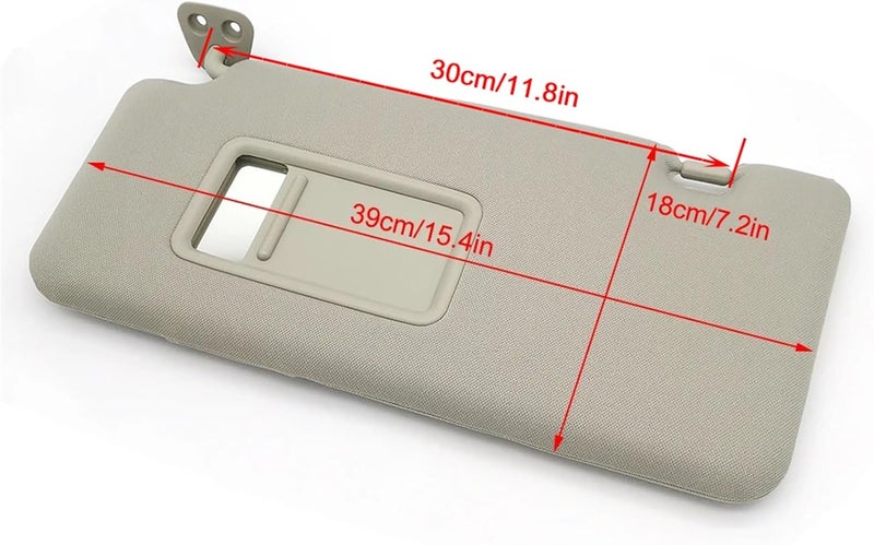 Wivplex Car Sun Visor with Mirror for Nissan Tiida - Image 2