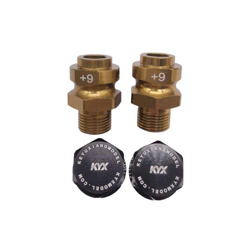 KYX Racing Aluminum 17mm Wheel Hex 9mm Offset Extension Upgrades Accessories for 1/7 1/8 RC Crawler Car Arrma Karton Fireteam Notorious Outcast Talion - Image 4