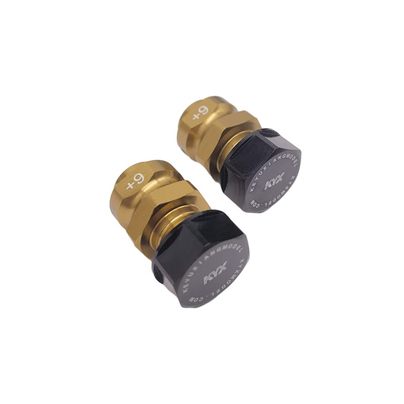 KYX Racing Aluminum 17mm Wheel Hex 9mm Offset Extension Upgrades Accessories for 1/7 1/8 RC Crawler Car Arrma Karton Fireteam Notorious Outcast Talion - Image 3