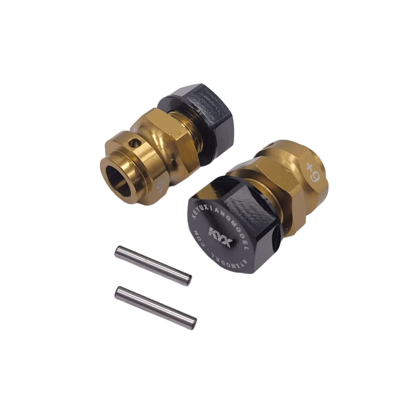 KYX Racing Aluminum 17mm Wheel Hex 9mm Offset Extension Upgrades Accessories for 1/7 1/8 RC Crawler Car Arrma Karton Fireteam Notorious Outcast Talion - Image 5