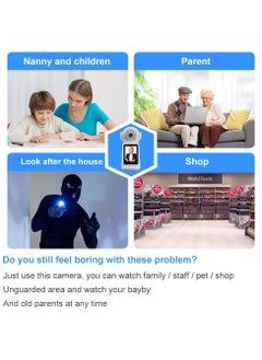Generic 360° WiFi Smart Security Camera with Two-Way Video Call – Full HD Night Vision, Motion Tracking, V380 Pro App Control, Paid Cloud Storage, Infrared & Dual-Core LED Lights, Wireless Pan-Tilt Indoor Camera  - Image 4