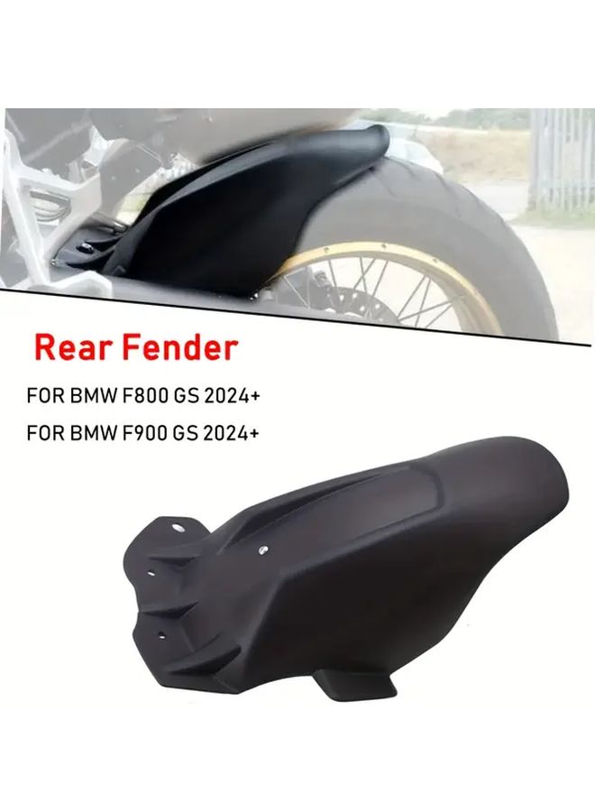 Black Waterproof Rear Splash Guard for BMW F850GS F750GS F900GS Motorcycle - Image 1