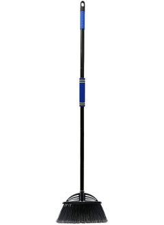 Xifando Xifando Four-Section Telescopic Rod Long-Handled Broom, Heavy-Duty Broom, Angle Broom for Outdoor/Indoor  - Image 1