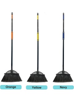 Xifando Xifando Four-Section Telescopic Rod Long-Handled Broom, Heavy-Duty Broom, Angle Broom for Outdoor/Indoor  - Image 5