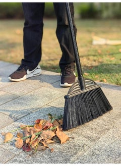 Xifando Xifando Four-Section Telescopic Rod Long-Handled Broom, Heavy-Duty Broom, Angle Broom for Outdoor/Indoor  - Image 2